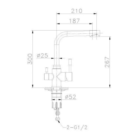 Смеситель для кухонной мойки Lemark Expert (LM5061S)