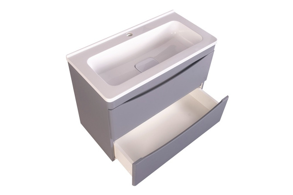 Тумба под раковину напольная Style Line Бергамо СС-00002319 серый