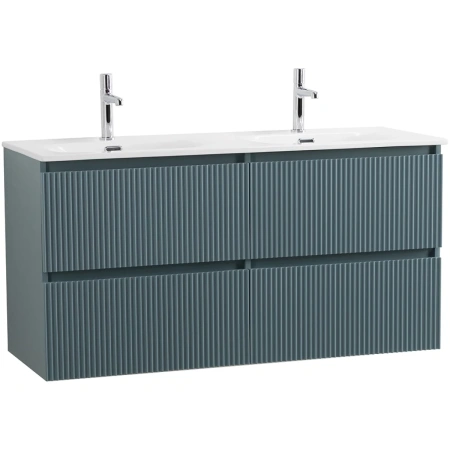 Тумба под раковину 120 BelBagno Uno UNO-1200-4C-SO-AO голубой матовый, без раковины