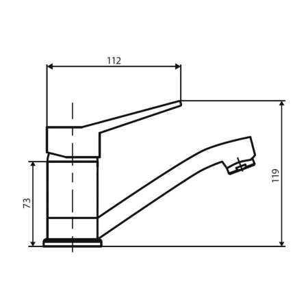 Смеситель для раковины Dorff Optima D2021001