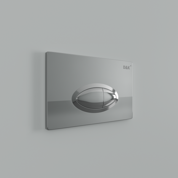 Клавиша смыва D&K Rhein.Marx DB1399001 хром глянец