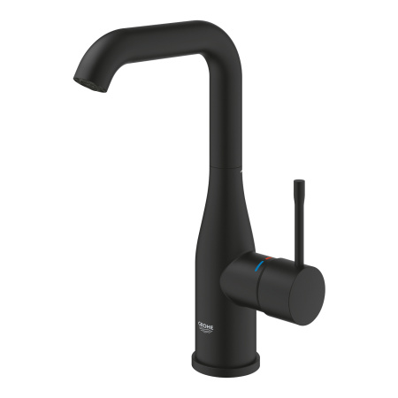 Смеситель для раковины однорычажный Grohe Essence 24177 KF1 (24177KF1) черный матовый