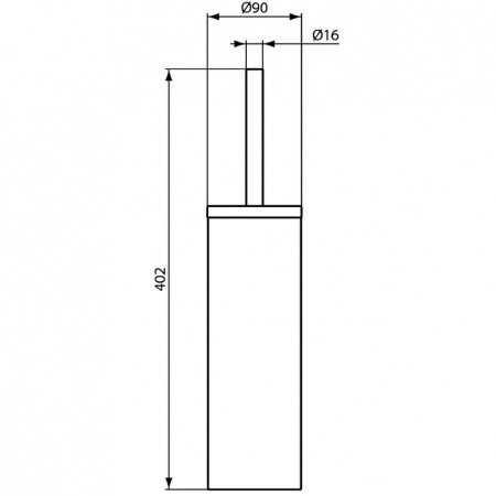 Туалетный ёршик Ideal Standard IOM A9108MY
