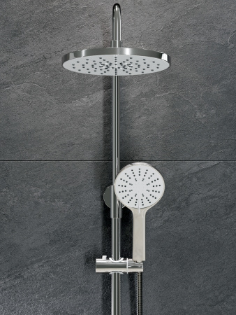 Душевая система с изливом Agger Brilliant A0393300 хром