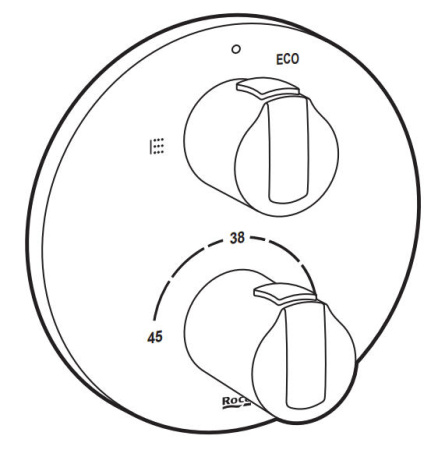 Смеситель для ванны Roca T-1000 5A0D09C00
