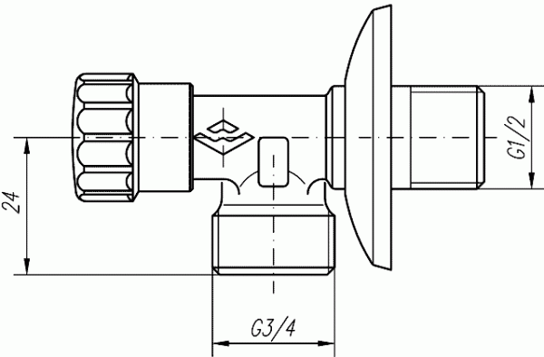 Вентиль для наполнения стиральной машины Mofem 163-0016-00