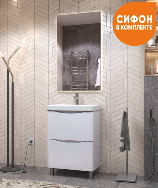 Тумба под раковину напольная VIGO Glem 60 tn.GLE.9595.60.2Y