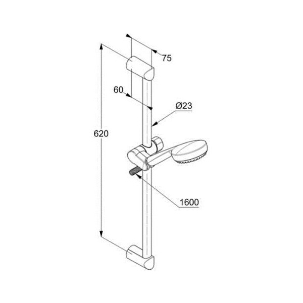 Душевой гарнитур Kludi Logo 6836305-00