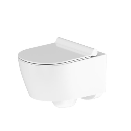 Подвесной унитаз безободковый с сиденьем микролифт Damixa DX77C1700SC