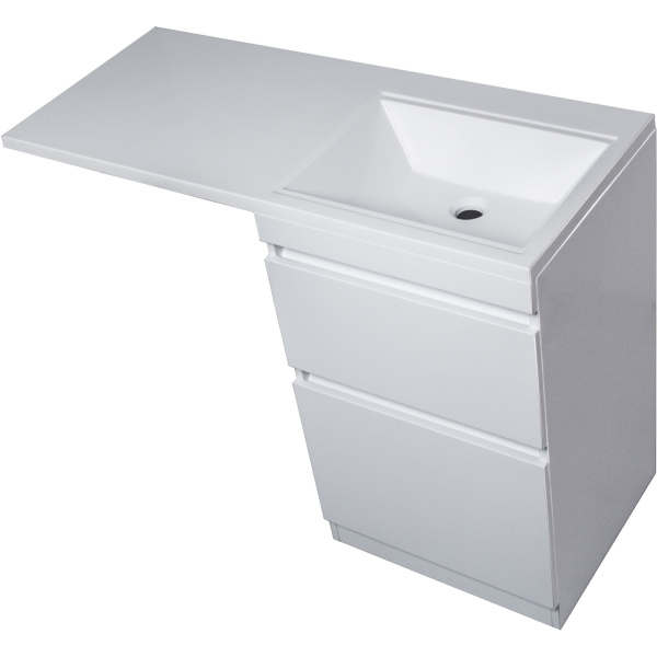 Тумба под стиральную машину напольная Style Line Даллас СС-00000515 белый