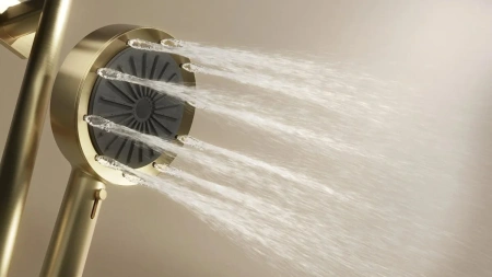 Душевой комплект с термостатом Arrow ARQ14H889CG золото