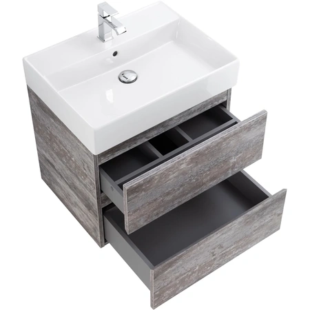 Тумба под раковину Cezares MOLVENO 46-60-2C-SO-LG Legno Grigio