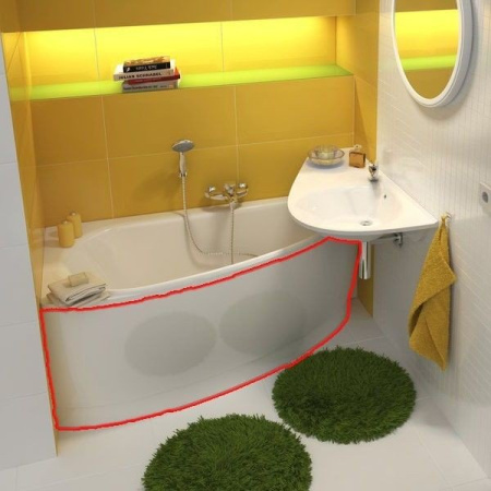 Панель Ravak Avocado 150 L CZT1000A00 (левая)