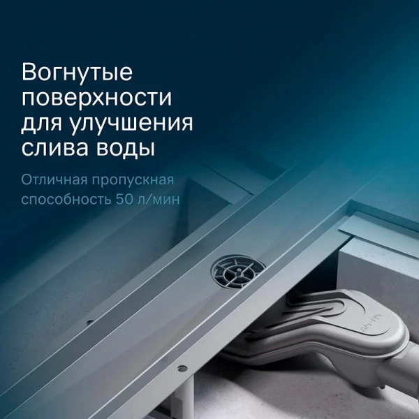 Душевой лоток с решеткой под плитку 70 см Am.Pm MasterFlow W01SC-U11-070-04SB хром матовый