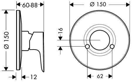 Смеситель для душа Hansgrohe Talis E 71766000