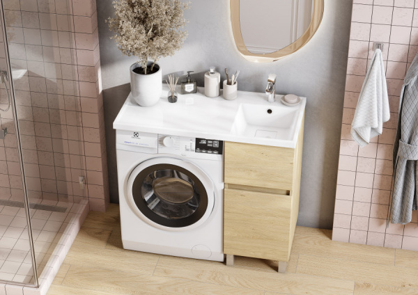 Тумба под стиральную машину 40 Aquaton Лайн 1A232201LFDK0 (без раковины)