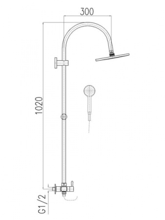 Душевой комплект Rav Slezak SK5001