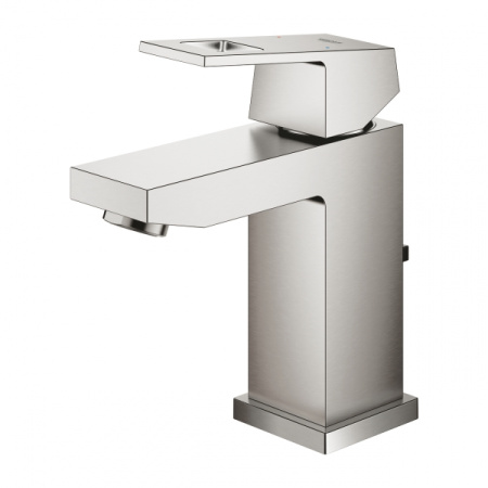 Смеситель для раковины GROHE Eurocube 23127 DC0 (23127DC0) суперсталь