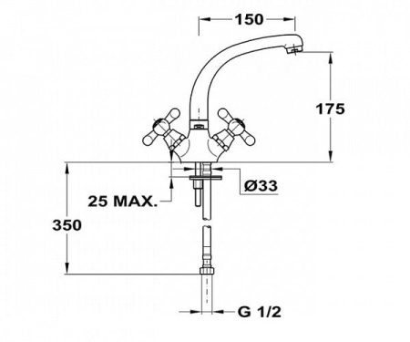 Смеситель для раковины Mofem Treff 140-0137-30
