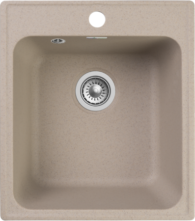 Кухонная мойка GranFest Quartz 17, 17 песочный