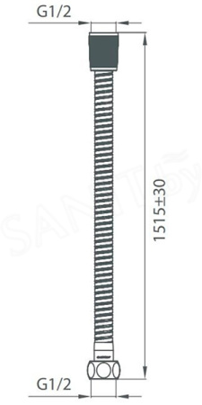 Шланг для душа Milardo (180P150M19)
