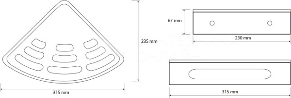 Полка угловая Bemeta Cytro 102308216
