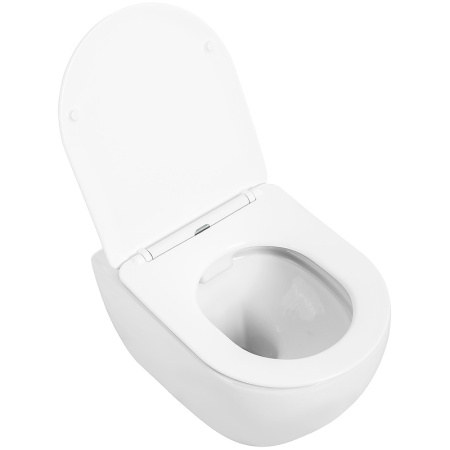 Унитаз подвесной безободковый CEZARES STYLUS CZR-513-TH-R/CZR-089-SC микролифт