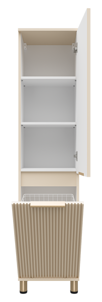 Пенал с бельевой корзиной Brevita Enfida 40 ENF-05040-030БкP