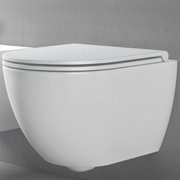 Унитаз подвесной безободковый Azzurra Comoda CMVCSPE00000BI/(COM 100/E SOSP bi) без сиденья