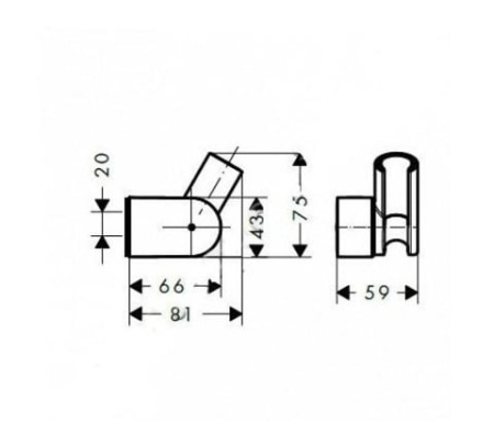Держатель для душа Hansgrohe 28328000