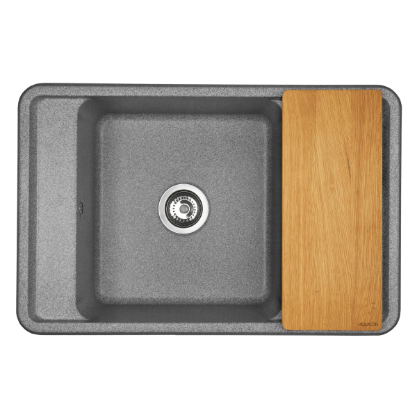 Кухонная мойка Aquaton Беллис 78 1A725032BS230 серый