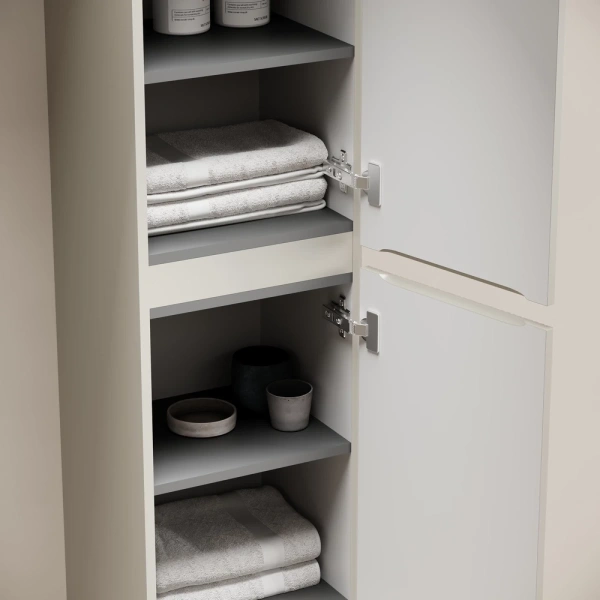 Шкаф-пенал подвесной Sancos Code PCD35GP серая платина матовый