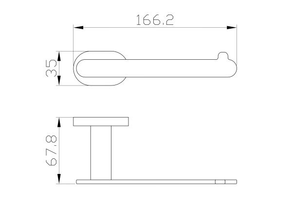 Держатель для туалетной бумаги без крышки WONZON & WOGHAND FIRST, хром WW-8416
