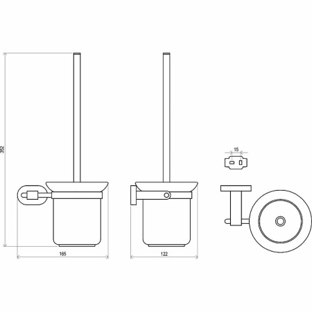 Набор аксессуаров Ravak Chrome 70508025