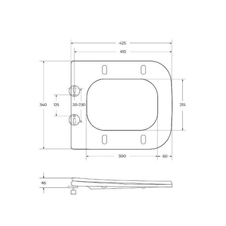 Унитаз подвесной BelBagno Marmi BB052CHR/BB132SC