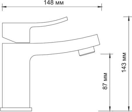 Смеситель для раковины WasserKRAFT Exter 1603