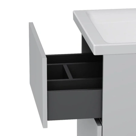 Тумба без раковины 50 см Am.Pm Gem M90FSX0502WG белый глянец
