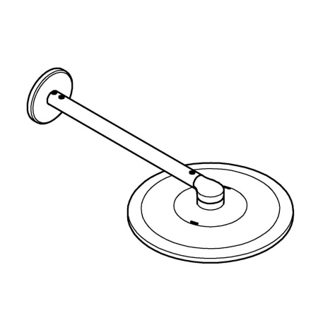 Верхний душ с душевым кронштейном GROHE Rainshower SmartActive 310 22123KF0