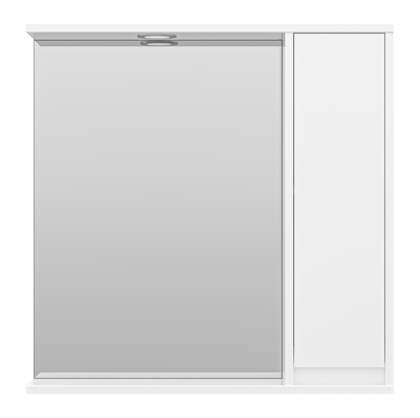 Зеркало-шкаф (72х72) Misty Алиса 75 правый Э-Али04075-01П