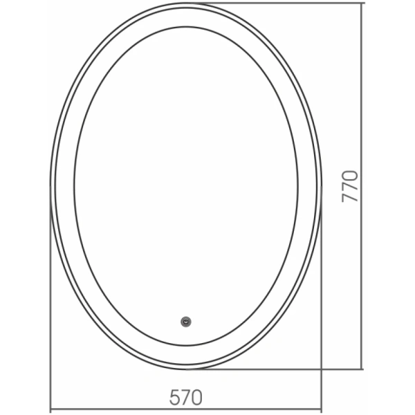 Зеркало (57х77) Grossman Galaxy 857770 с сенсорным выключателем