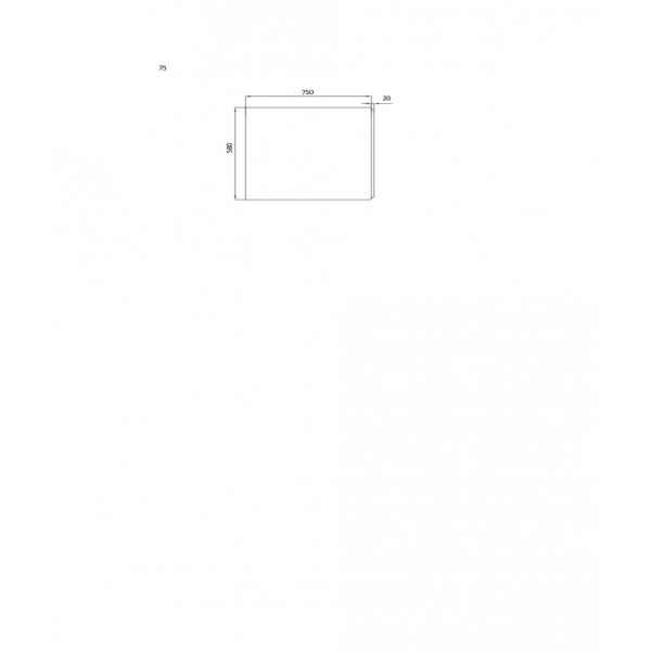 Экран BERGES торцевой (75) 051006