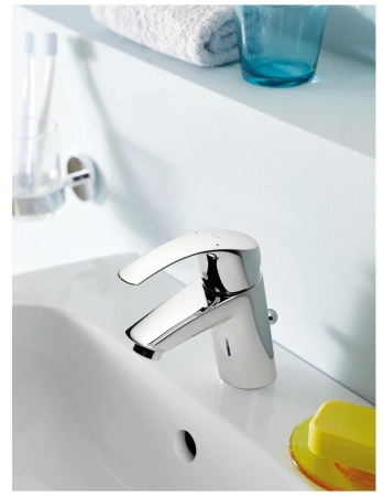 Смеситель для раковины с донным клапаном Grohe Eurosmart 23924 002 (23924002) хром 