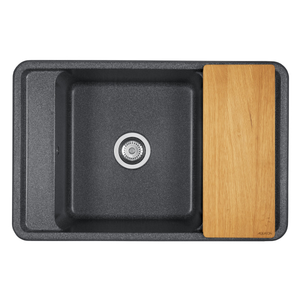 Кухонная мойка Aquaton Беллис 78 1A725032BS210 графит