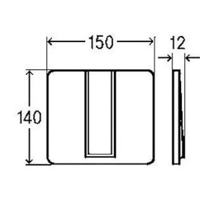 Клавиша смыва Viega Visign for Style 14 654573