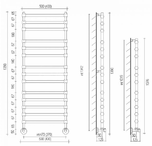 Полотенцесушитель водяной Margaroli 4644711ENGP Полотенцесушитель водяной Margaroli 4644711ENGP