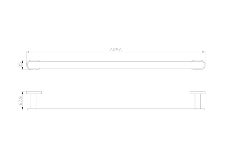 Вешалка для полотенец WONZON & WOGHAND FIRST, хром WW-8412