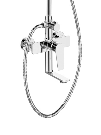 Душевая система с изливом Agger Brilliant A0393300 хром