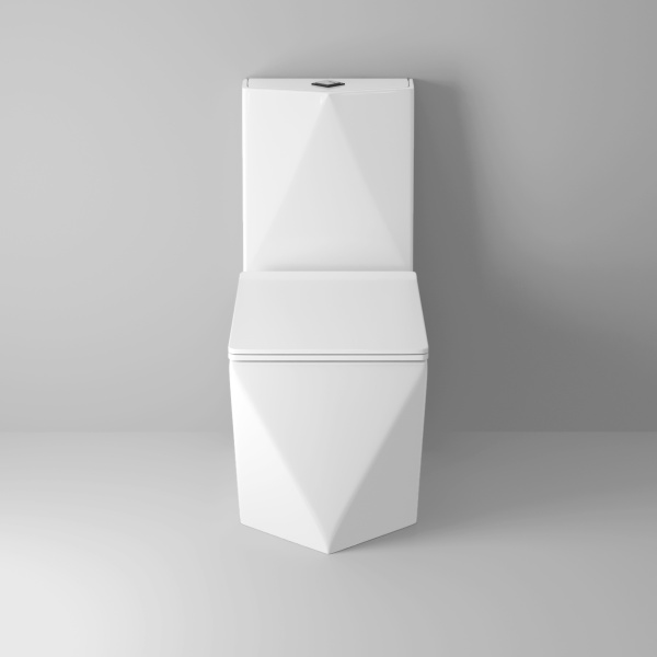 Унитаз напольный безободковый Grossman Cristal GR-4491 с сиденьем микролифт