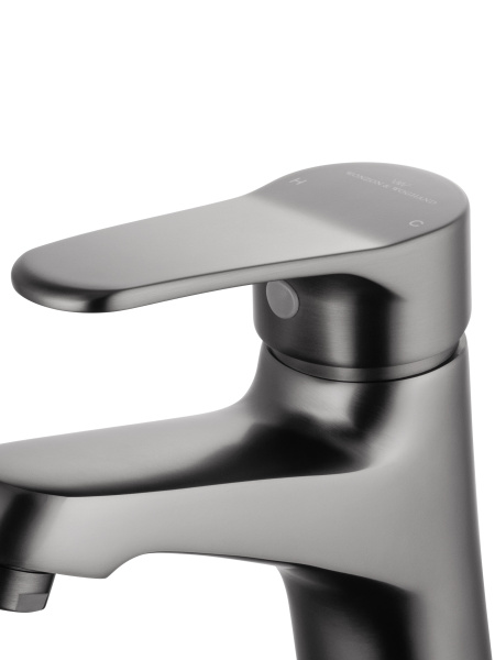 Смеситель для раковины WONZON & WOGHAND, темный графит WW-A40212-BGG Смеситель для раковины WONZON & WOGHAND, темный графит WW-A40212-BGG