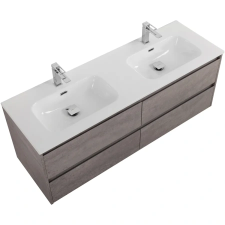 Тумба под раковину BelBagno Kraft 140 KRAFT-1400-4C-SO-2-CG Cemento Grigio